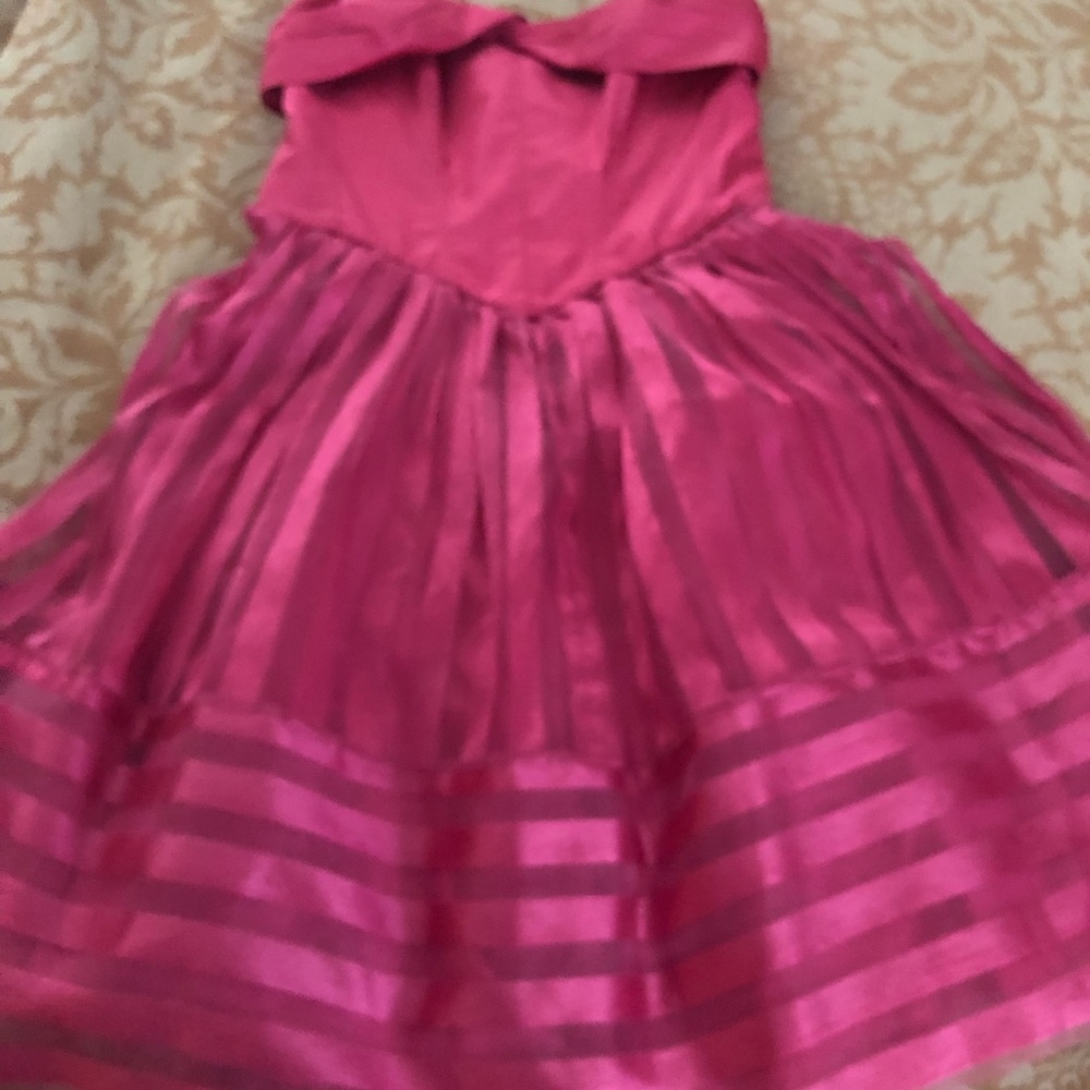 Pink Strapless dress